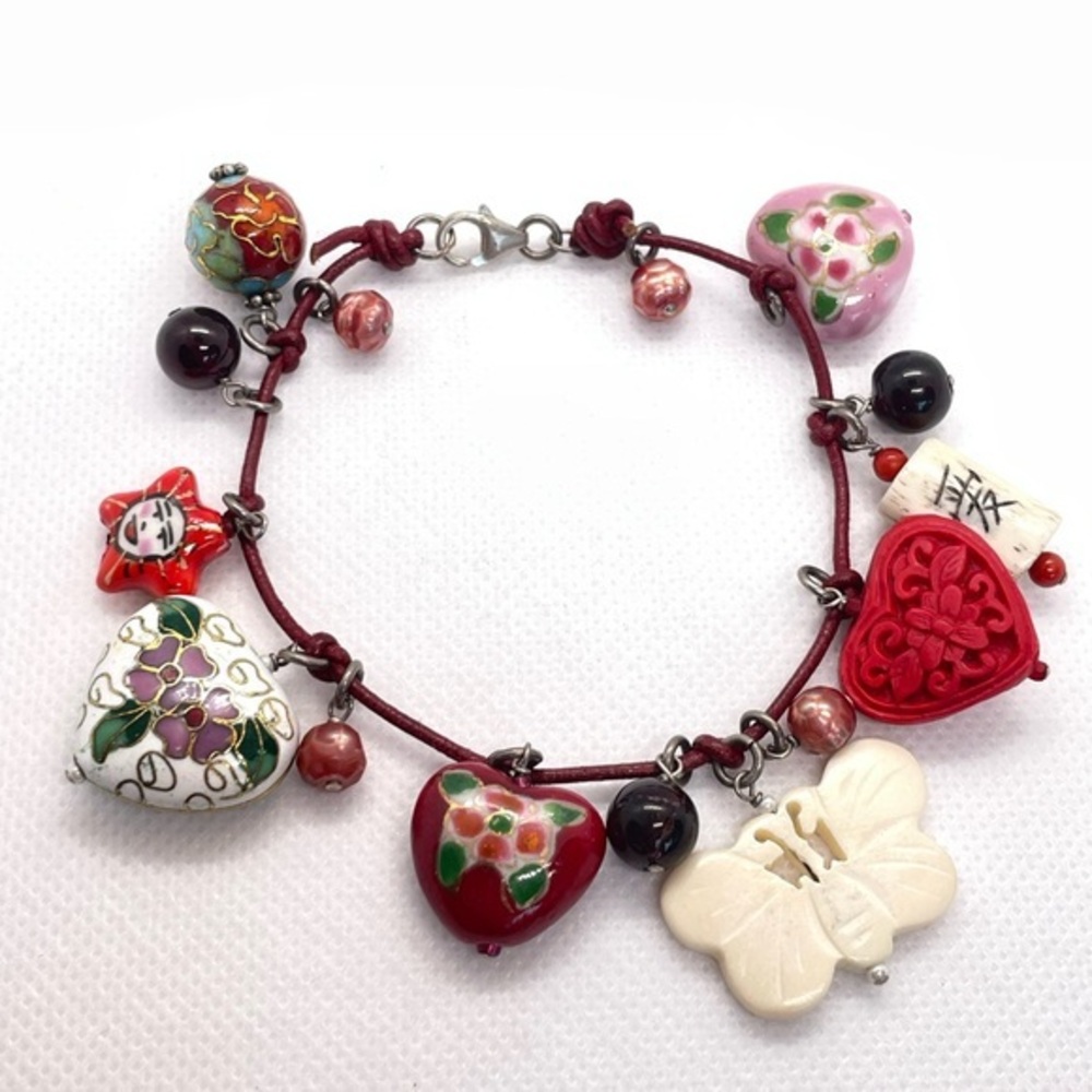 Unique gorgeous charm bracelet for adult (or child)! Exquisite Charms.